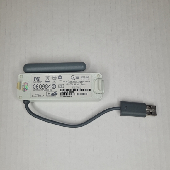 Official Microsoft XBOX 360 Wireless Networking Adapter Internet WiFi Connection - Picture 2 of 4